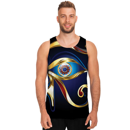 Eye Of Horus Amulet Print Men's Tank Top