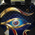 Eye Of Horus Amulet Print Pet Car Back Seat Cover