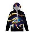 Eye Of Horus Amulet Print Pullover Hoodie