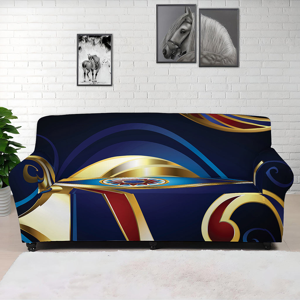 Eye Of Horus Amulet Print Sofa Cover