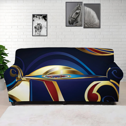 Eye Of Horus Amulet Print Sofa Cover