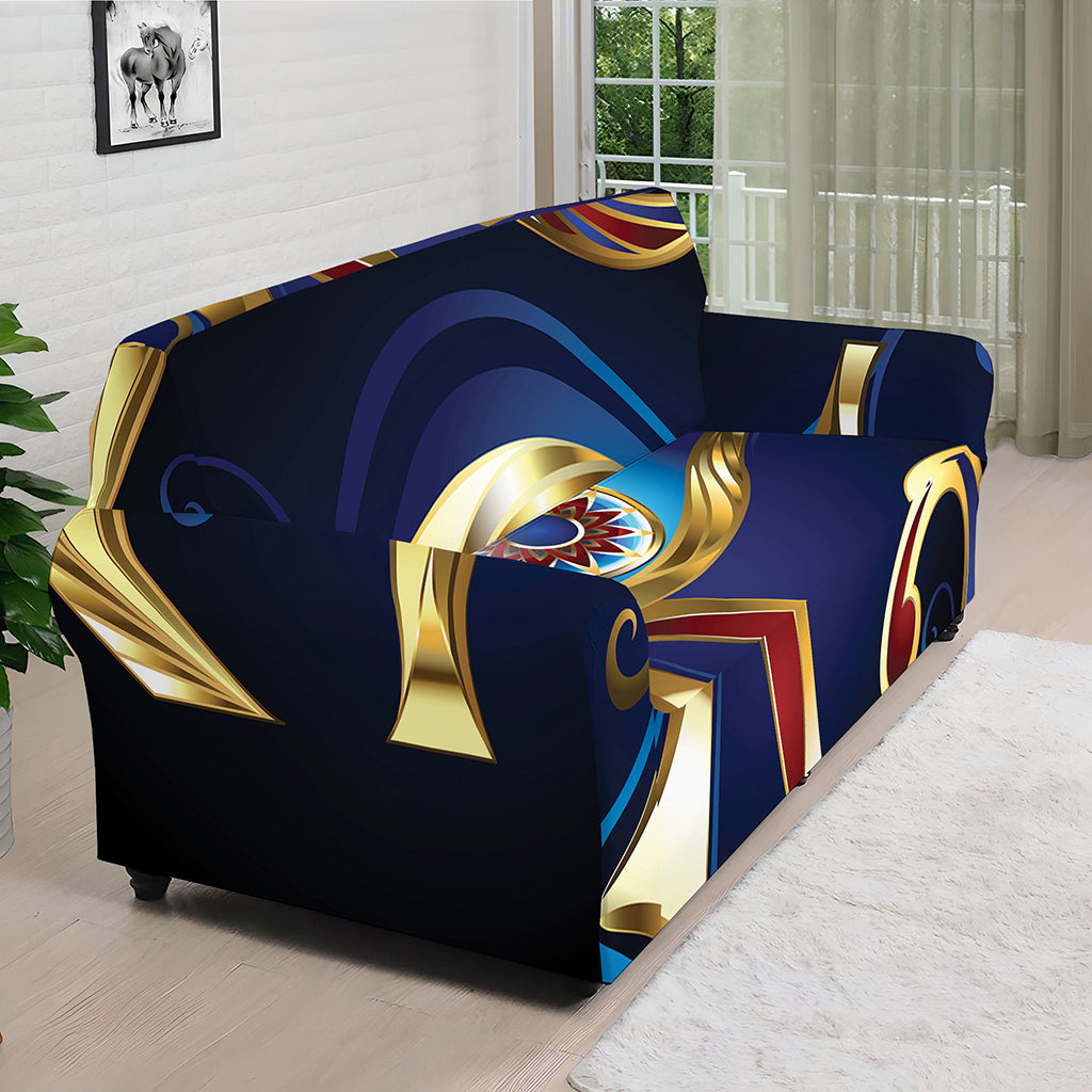 Eye Of Horus Amulet Print Sofa Cover