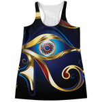 Eye Of Horus Amulet Print Women's Racerback Tank Top