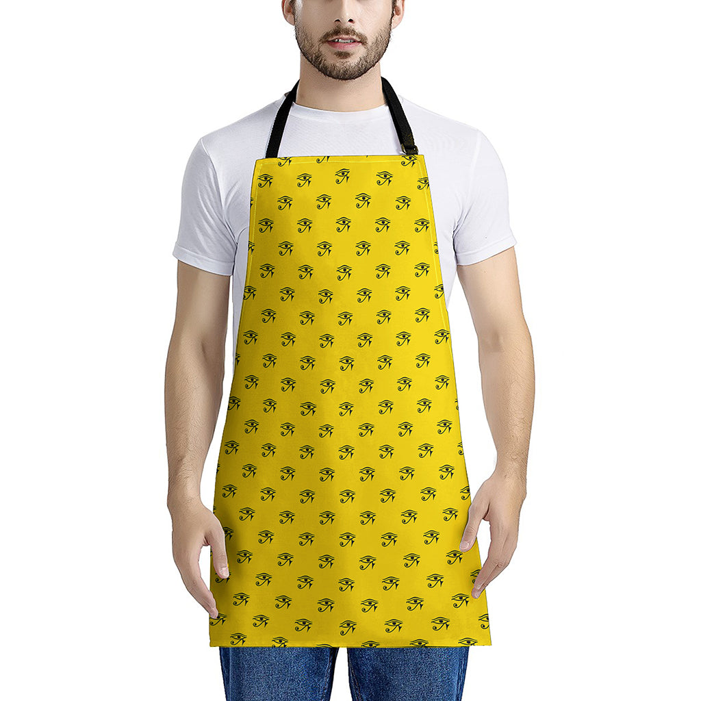 Eye Of Horus Symbol Pattern Print Apron