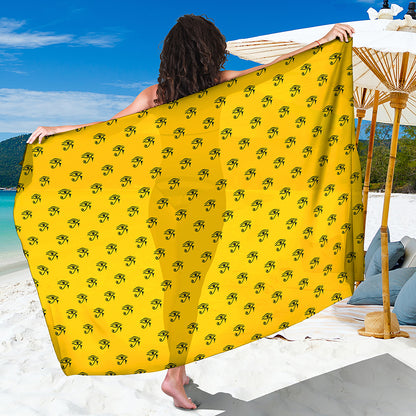Eye Of Horus Symbol Pattern Print Beach Sarong Wrap