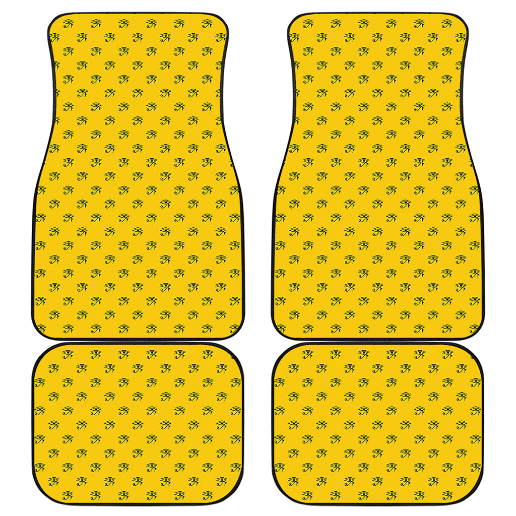 Eye Of Horus Symbol Pattern Print Front and Back Car Floor Mats
