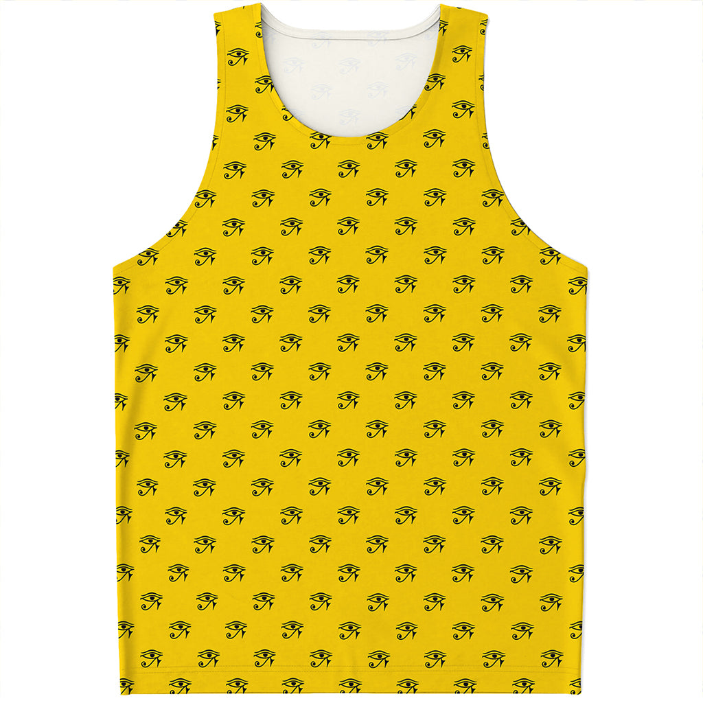 Eye Of Horus Symbol Pattern Print Men's Tank Top