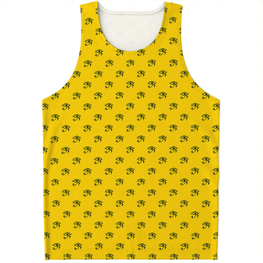 Eye Of Horus Symbol Pattern Print Men's Tank Top
