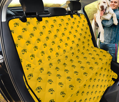 Eye Of Horus Symbol Pattern Print Pet Car Back Seat Cover