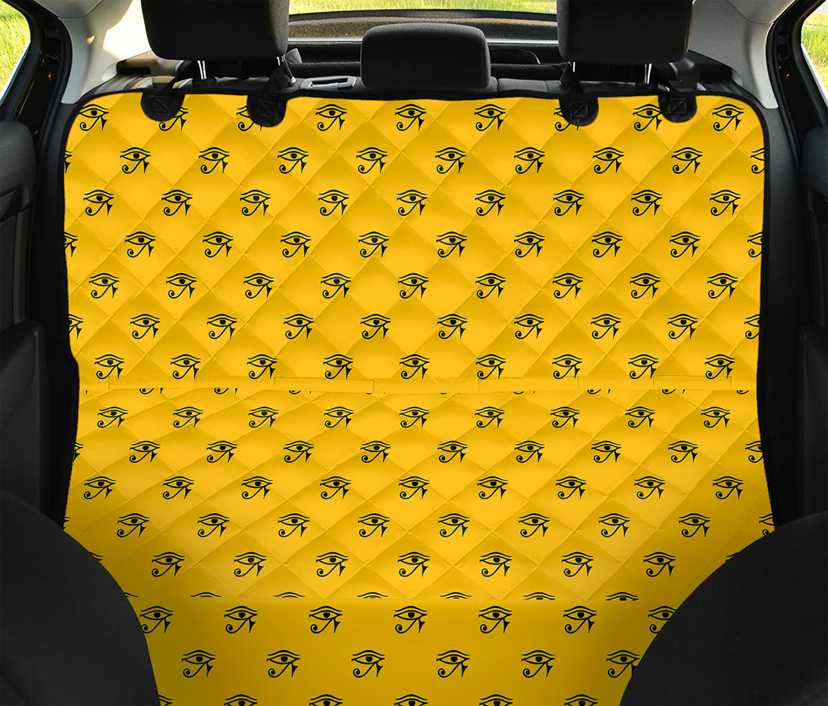 Eye Of Horus Symbol Pattern Print Pet Car Back Seat Cover