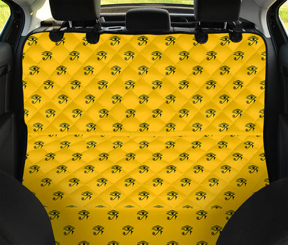 Eye Of Horus Symbol Pattern Print Pet Car Back Seat Cover