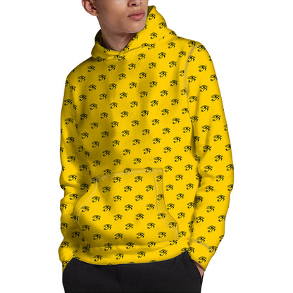 Eye Of Horus Symbol Pattern Print Pullover Hoodie