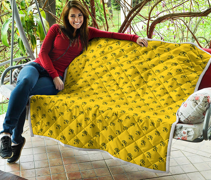 Eye Of Horus Symbol Pattern Print Quilt