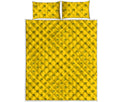 Eye Of Horus Symbol Pattern Print Quilt Bed Set