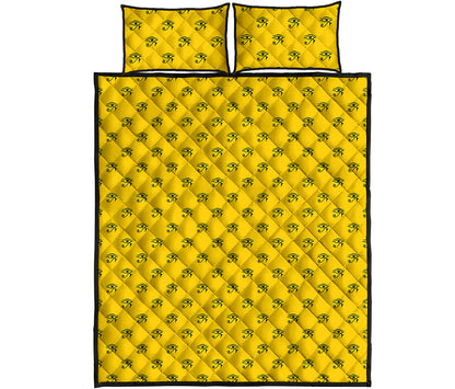 Eye Of Horus Symbol Pattern Print Quilt Bed Set