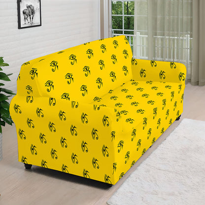 Eye Of Horus Symbol Pattern Print Sofa Cover