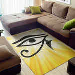 Eye Of Horus Symbol Print Area Rug