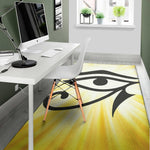 Eye Of Horus Symbol Print Area Rug
