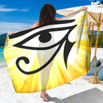 Eye Of Horus Symbol Print Beach Sarong Wrap