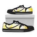 Eye Of Horus Symbol Print Black Low Top Sneakers
