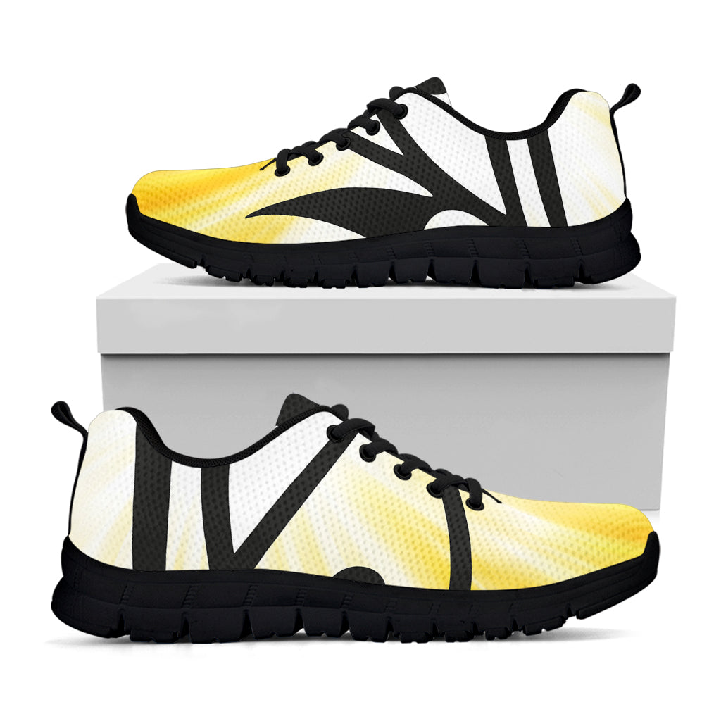 Eye Of Horus Symbol Print Black Sneakers