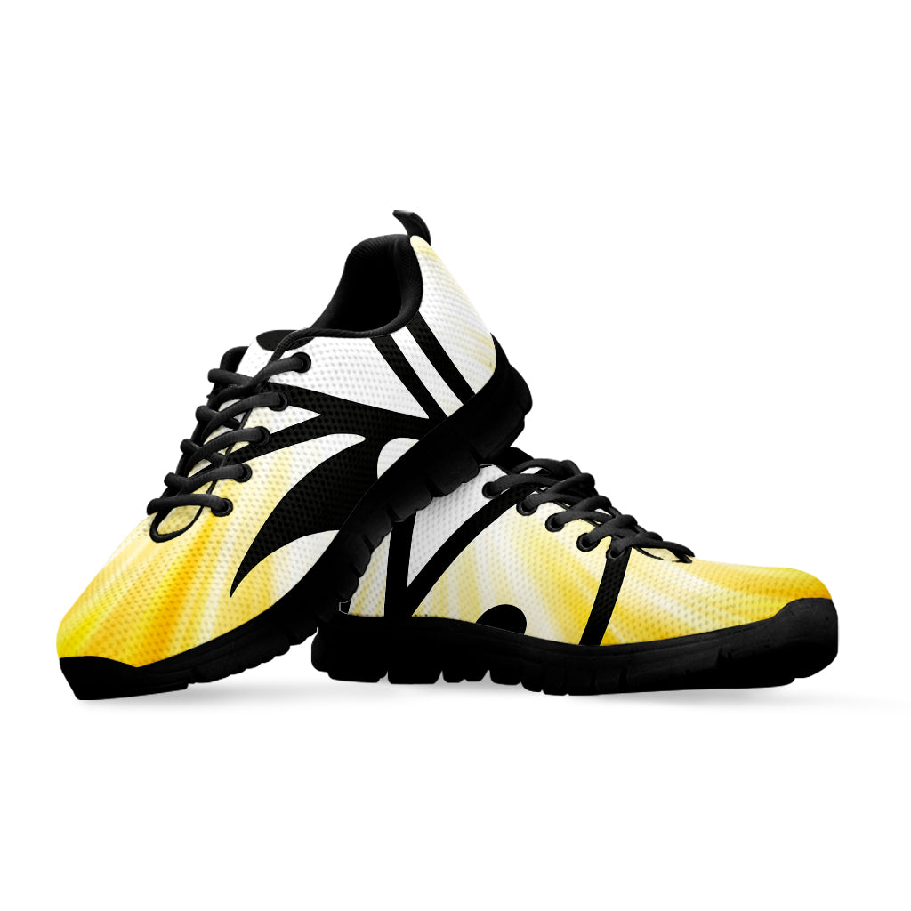 Eye Of Horus Symbol Print Black Sneakers