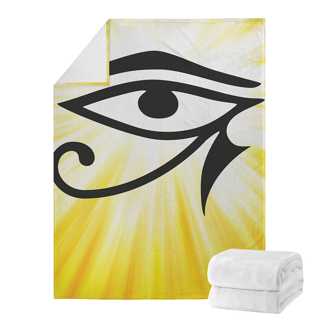 Eye Of Horus Symbol Print Blanket