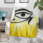 Eye Of Horus Symbol Print Blanket
