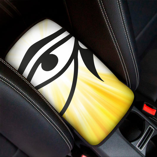 Eye Of Horus Symbol Print Car Center Console Cover