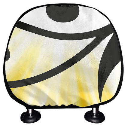 Eye Of Horus Symbol Print Car Headrest Covers