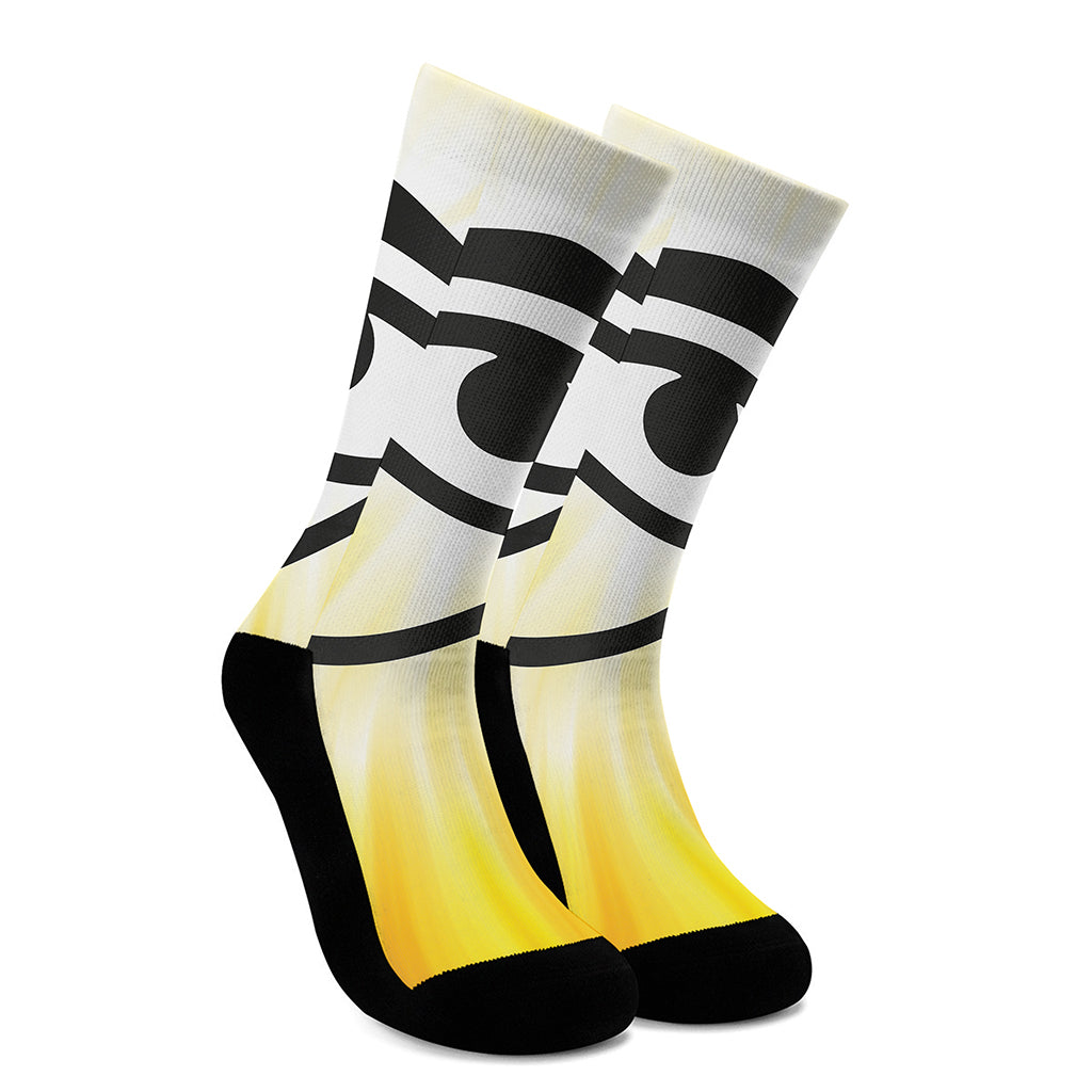 Eye Of Horus Symbol Print Crew Socks