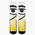 Eye Of Horus Symbol Print Crew Socks