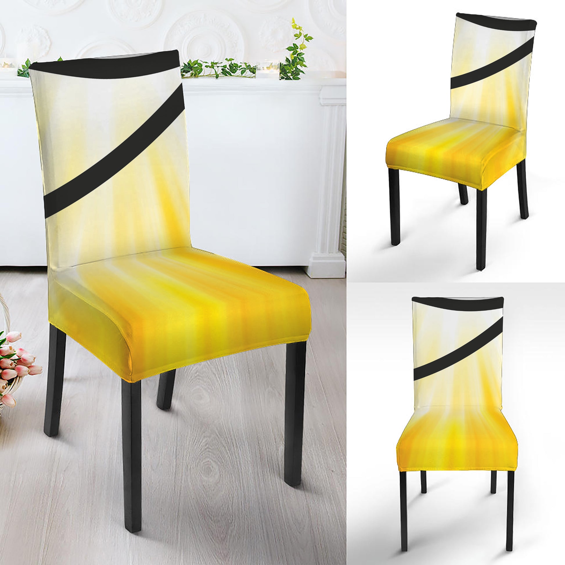 Eye Of Horus Symbol Print Dining Chair Slipcover