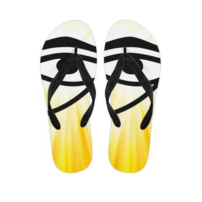 Eye Of Horus Symbol Print Flip Flops