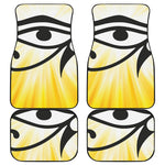 Eye Of Horus Symbol Print Front and Back Car Floor Mats