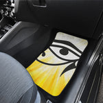 Eye Of Horus Symbol Print Front and Back Car Floor Mats