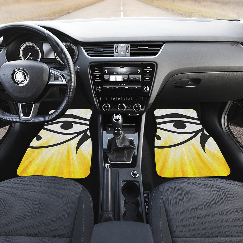 Eye Of Horus Symbol Print Front Car Floor Mats