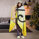 Eye Of Horus Symbol Print Hooded Blanket