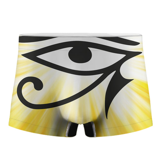 Eye Of Horus Symbol Print Men's Boxer Briefs
