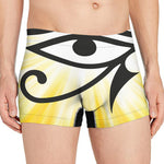 Eye Of Horus Symbol Print Men's Boxer Briefs