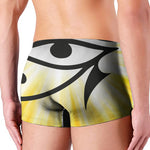 Eye Of Horus Symbol Print Men's Boxer Briefs