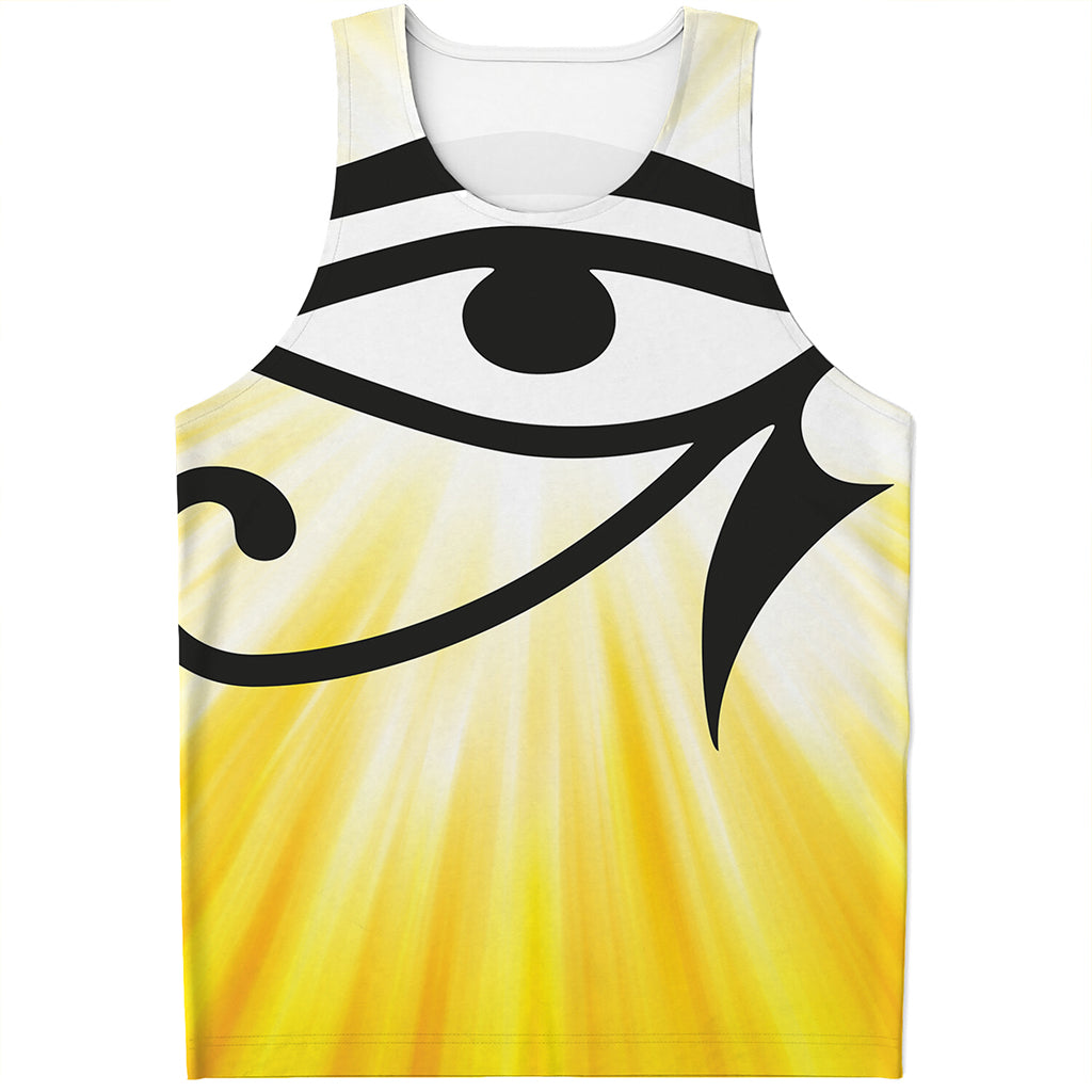 Eye Of Horus Symbol Print Men's Tank Top
