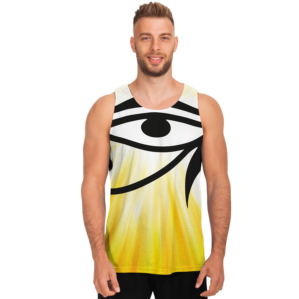 Eye Of Horus Symbol Print Men's Tank Top