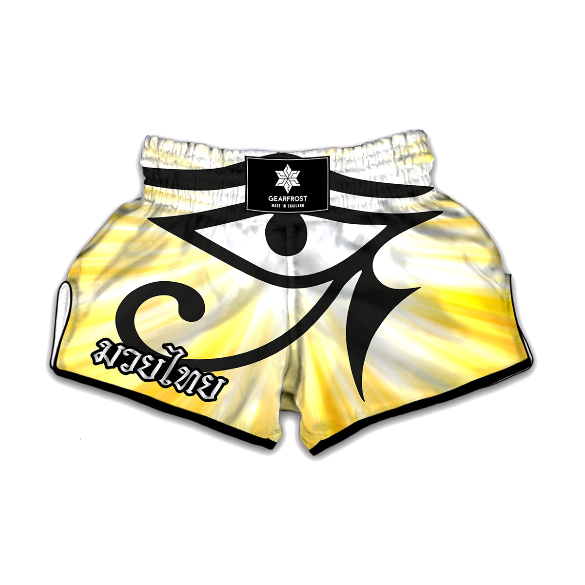 Eye Of Horus Symbol Print Muay Thai Boxing Shorts