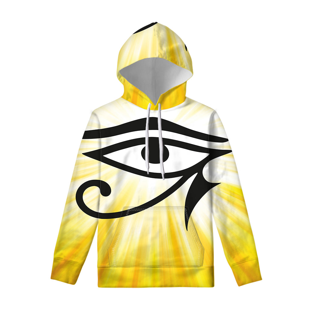 Eye Of Horus Symbol Print Pullover Hoodie