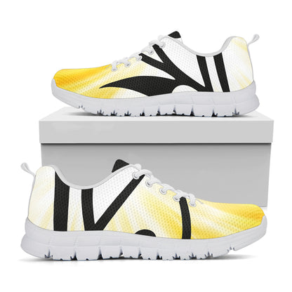 Eye Of Horus Symbol Print White Sneakers
