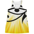Eye Of Horus Symbol Print Women's Racerback Tank Top