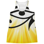 Eye Of Horus Symbol Print Women's Racerback Tank Top