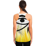 Eye Of Horus Symbol Print Women's Racerback Tank Top