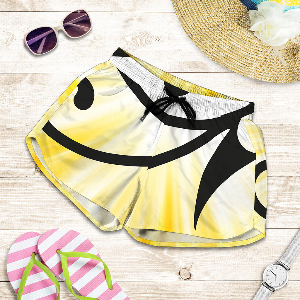 Eye Of Horus Symbol Print Women's Shorts